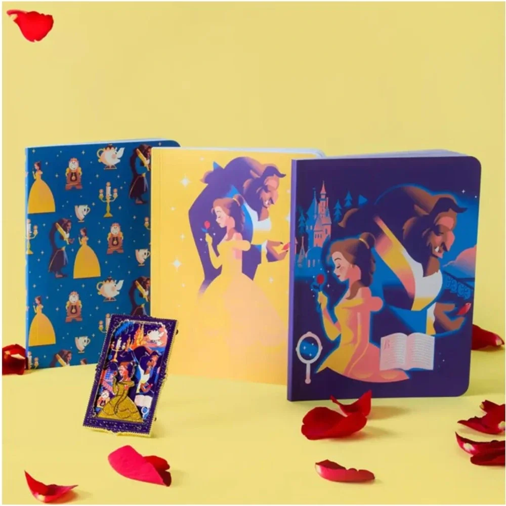 Disney D23 2026 Beauty and the Beast 35th Anniversary Journal Set of 3